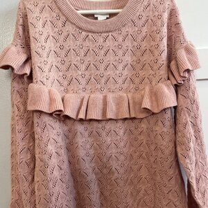 Girls soft stitched sweater